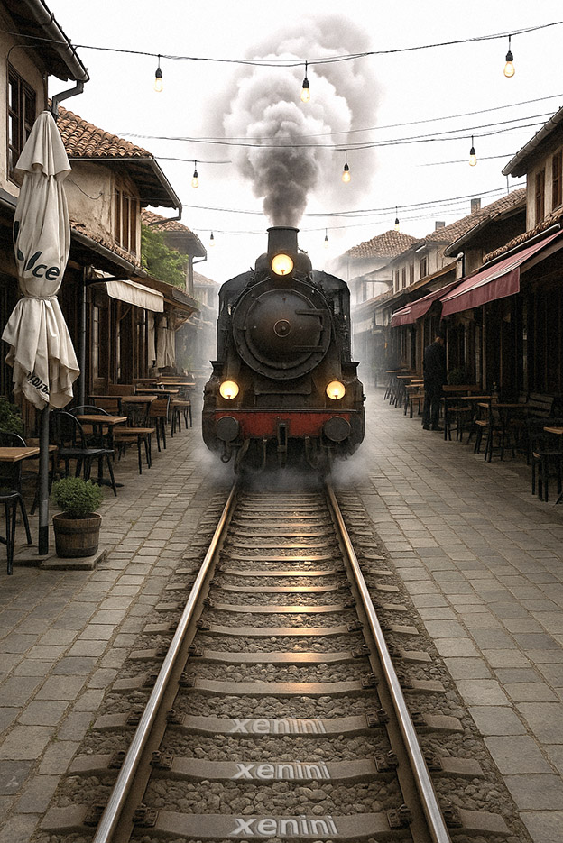 Çarshia e Gjakoves me tren